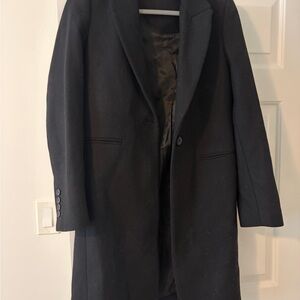 Zara Xsmall black pea coat
